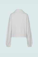 ROUND TWO WAY COLLAR ZIP (WHITE)
