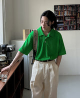 テニス テリー ポロシャツ (4 color)