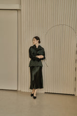 シーモアストリングブラウス/SEYMOUR STRING BLOUSE_KHAKI