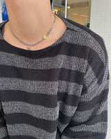 No.8362 smile unbal necklace (3color)