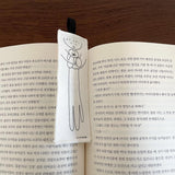 Cat butlers and elongated cat fabric bookmarks