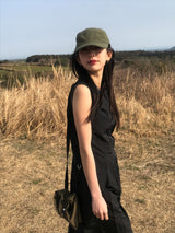 ニュームーンピンタックロングワンピース