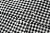 ギンガムチェックシャツS101/Gingham Check shirt S101 Black
