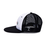 Palm Tree Logo Ordinary Mesh Cap Black