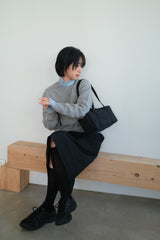 compact duffle bag (black)