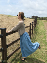 デンスVネックニット