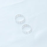 フラワーパターンフィットリング / flower pattern fitted ring