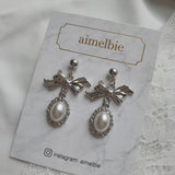 [SNSD Tiffany Piercing] Mary Piercing - Pearl Version (Silver)