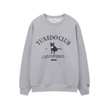 タキシードキャットクラブスウェットシャツ / TUXEDO CAT CLUB SWEATSHIRT GRAY
