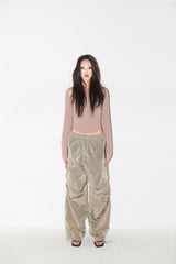 06. PARACHUTE PANTS KHAKI