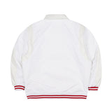 スポーティロゴカラーバーシティジャケット/BSR2223FWJK023 SPORTY LOGO COLLAR VARSITY JACKET WHITE