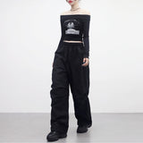 Rankle pintuck wide pants