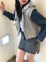アーロデニニムジップアップ