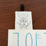 Cat butlers and elongated cat fabric bookmarks