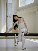 NETTING KNIT TOP [ SHELL ]