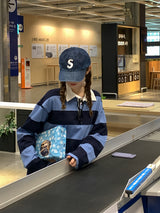 [Bellide made] ストライプ長袖Tシャツ