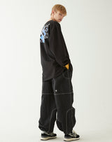 パラシュートパンツ/PARACHUTE PANTS BLACK