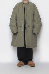Long bomber  padded jacket