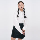 Crinkle Basic Shirts [White] (6592020840566)