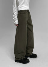[MADE] Luke Basic Wide Cotton Pants