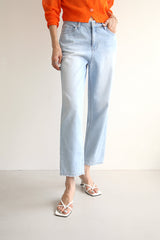 ハニーボーイ・ジーンズ／クロップストレートデニムパンツ / HONEYBOY JEANS / CROP STRAIGHT DENIM PANTS
