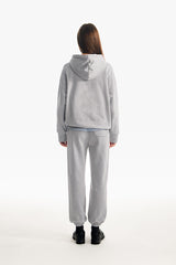 スモールチェリーサイドポケットフーディー／SMALL CHERRY SIDE POCKET HOODIE [MELANGE GRAY]