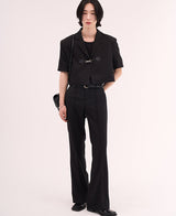 サンダーバックルハーフブレザー / [MADE] Sander Buckle Half Blazer