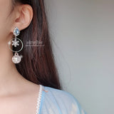 アイシーブルームピアス / Icy Bloom Piercing - Light Blue
