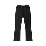BOOTS-CUT SLACKS (BLACK)