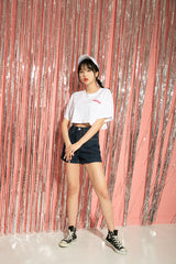 オリジナルクロップTシャツ / TOP(8610) original crop t