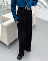 ツインベルトワイドパンツ/SK Twin Belt Wide Pants (3 colors)