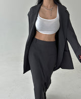 mega deep slit maxi long skirt