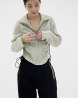 デービーシャーリングジャンパー/Davy shirring jumper (3color)