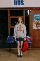 クラシックビッグロゴパーカ・グレー［ユニセックス］/ Classic Big Logo Unisex Gray Hoodie