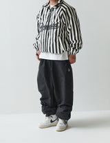 ストライプロゴパッディングジャンパー/BSR2223FWJK008 STRIPE LOGO PADDING JUMPER WHITE BLACK