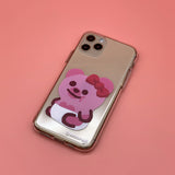 Baby pinky jellycase (iphone case) (6638862762102)