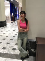 Hera boots cut denim pants 