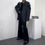 ラインブーツカットスラックス/[Unisex] Line Bootcut Slacks (2 colors)