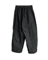 バルーンストリングデニムパンツ/Balloon string denim pants (6623658803318)
