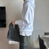 LMN Winter Spandex Napping Banded Cargo Wide Pants (4 colors)