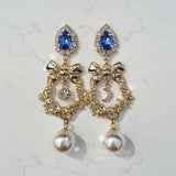 Royal Blue Garden Earring