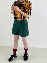 Garni puff stripe T