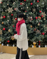 Warm tassel muffler