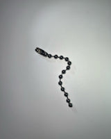 [ITZY Ryujin/Wooah Sora/Bad villain Kelly] Simple thick silver ball chain bracelet
