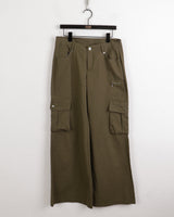 ホルティカーゴポケットロングワイドコットンパンツ / Holty Cargo Pocket Long Wide Cotton Pants