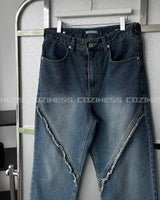 HD County Slit Denim Pants
