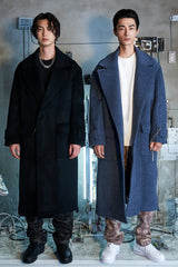 Oversized Unbalance Wool Coat (6593884684406)