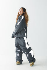 WDフューチャーリフレクティブトラックパンツ / BSR2223FWPT041 WD FUTURE REFLECTIVE TRACK PANTS CHARCOAL