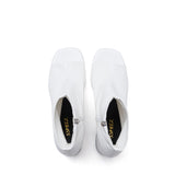 Open Toe Block Heel(White)