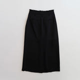 シアーマキシローライズスカート / SHEER MAXI LOWRISE SKIRT (BLACK)